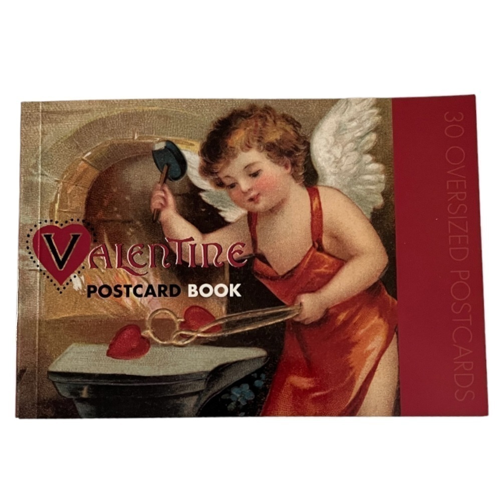 Darling & Co. Valentine Vintage Style Postcard Book | Retro Love Cards